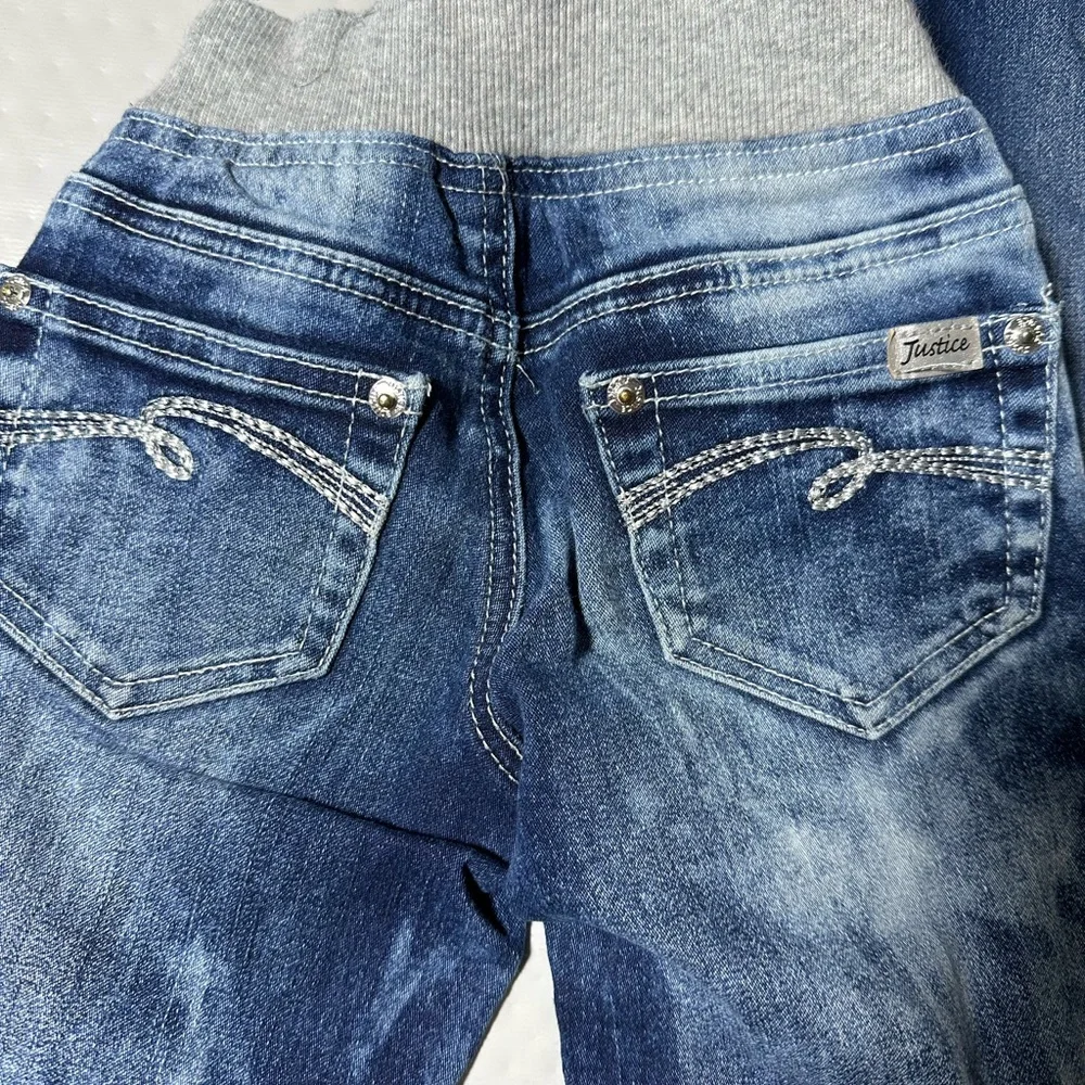 Kids Denim Jeans Justice wonder nation child size 6‎ pants